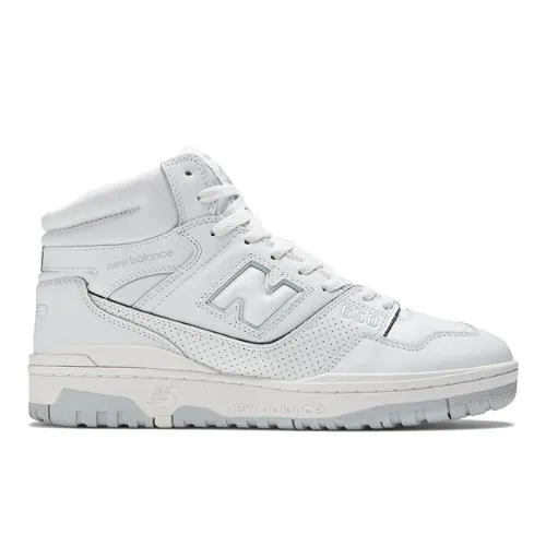 New Balance Men's 650 in White Leather