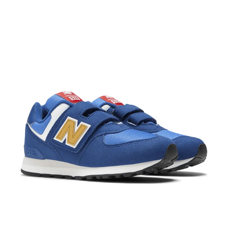 New Balance Youth 574 Running Shoe - PV574HBG (Wide)