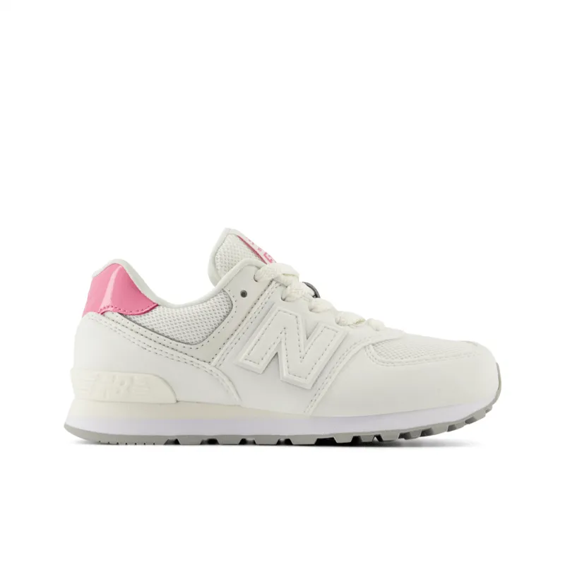 New Balance Youth Girls 574 Running Shoe - PC5742BA (Wide)