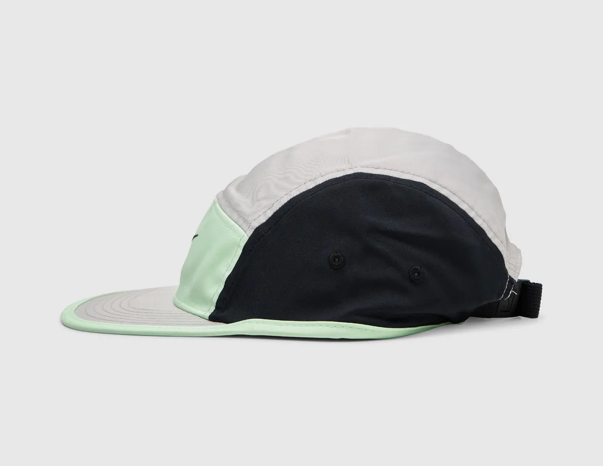 Nike Dri-FIT Fly Unstructured Swoosh Cap Light Iron Ore / Vapor Green - Black