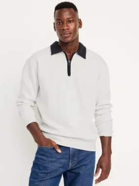 Old Navy Quarter-Zip Fleece Polo