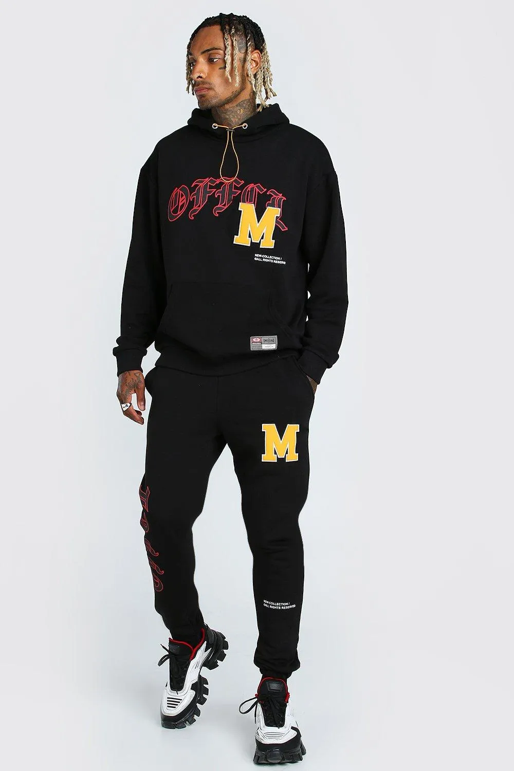 Oversized Official Varsity Printed Tracksuit