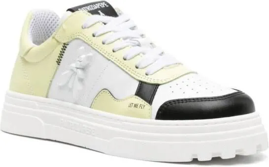 Patrizia Pepe leather sneakers Green