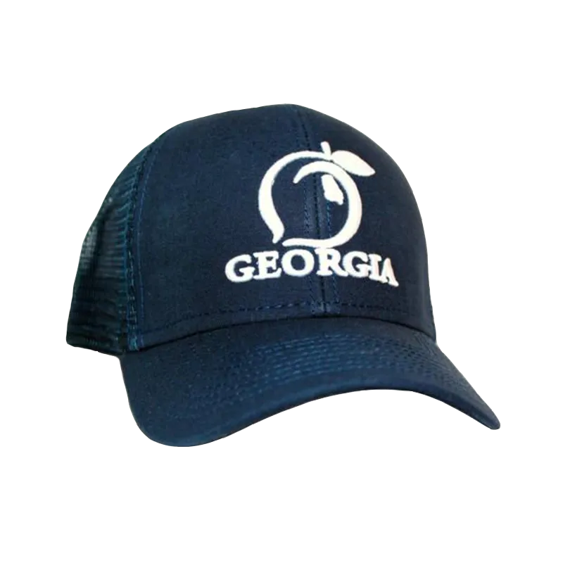 Peach State Pride Youth Navy Trucker Hat