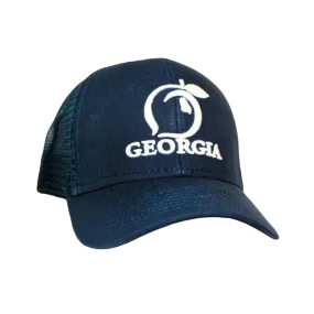 Peach State Pride Youth Navy Trucker Hat