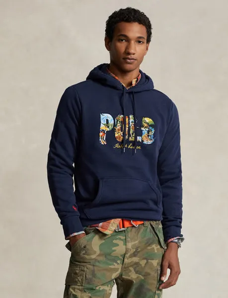 Polo Ralph Lauren Logo Fleece Hoodie, Cruise Navy