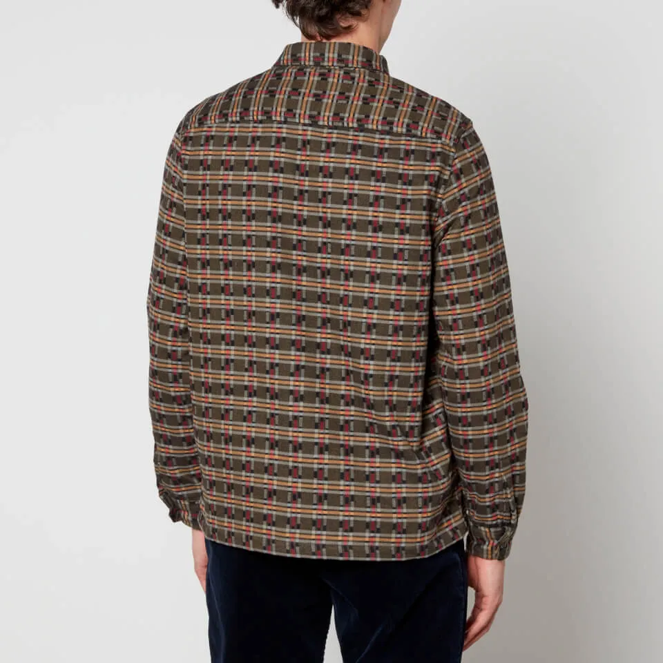 PS Paul Smith Workwear Brushed Cotton-Jacquard Shirt Jacket - S | Coggles