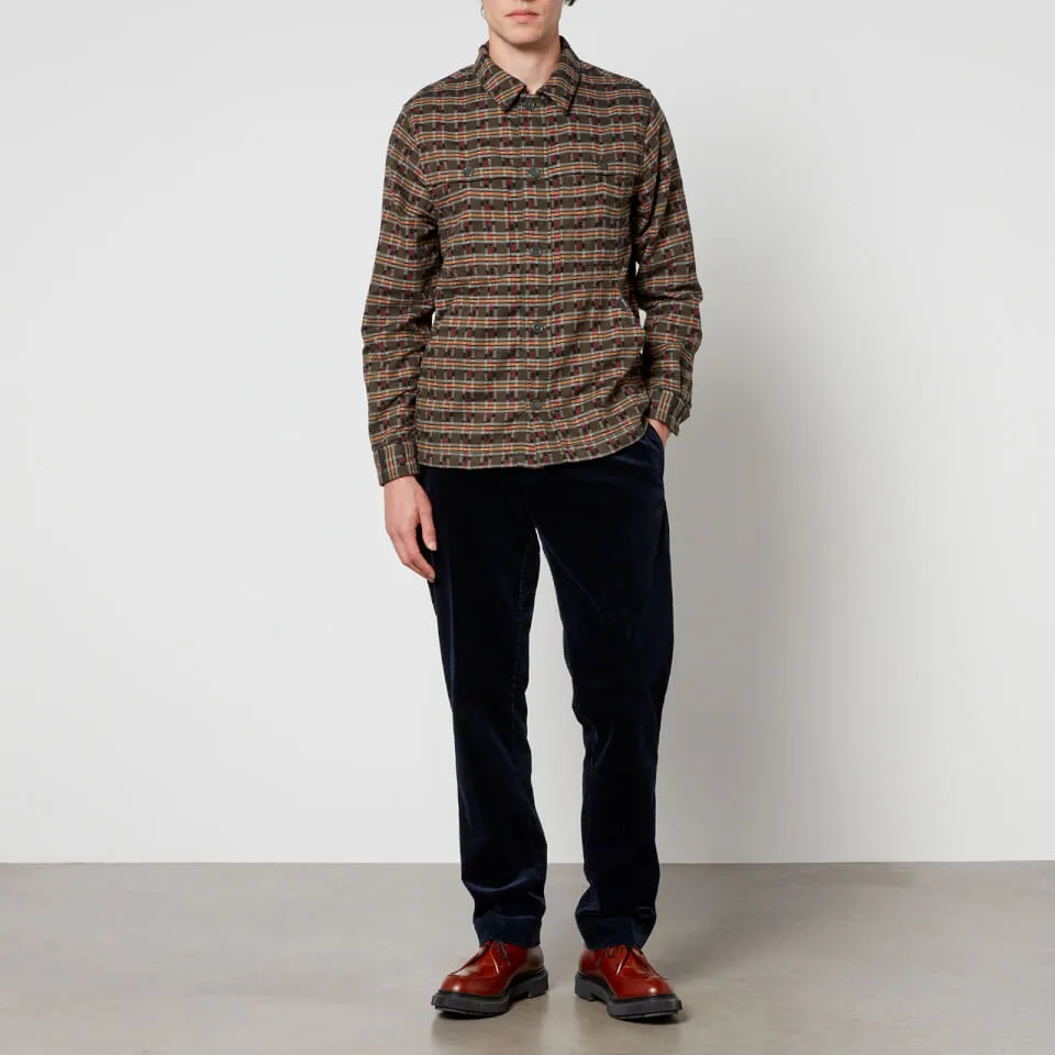 PS Paul Smith Workwear Brushed Cotton-Jacquard Shirt Jacket - S | Coggles