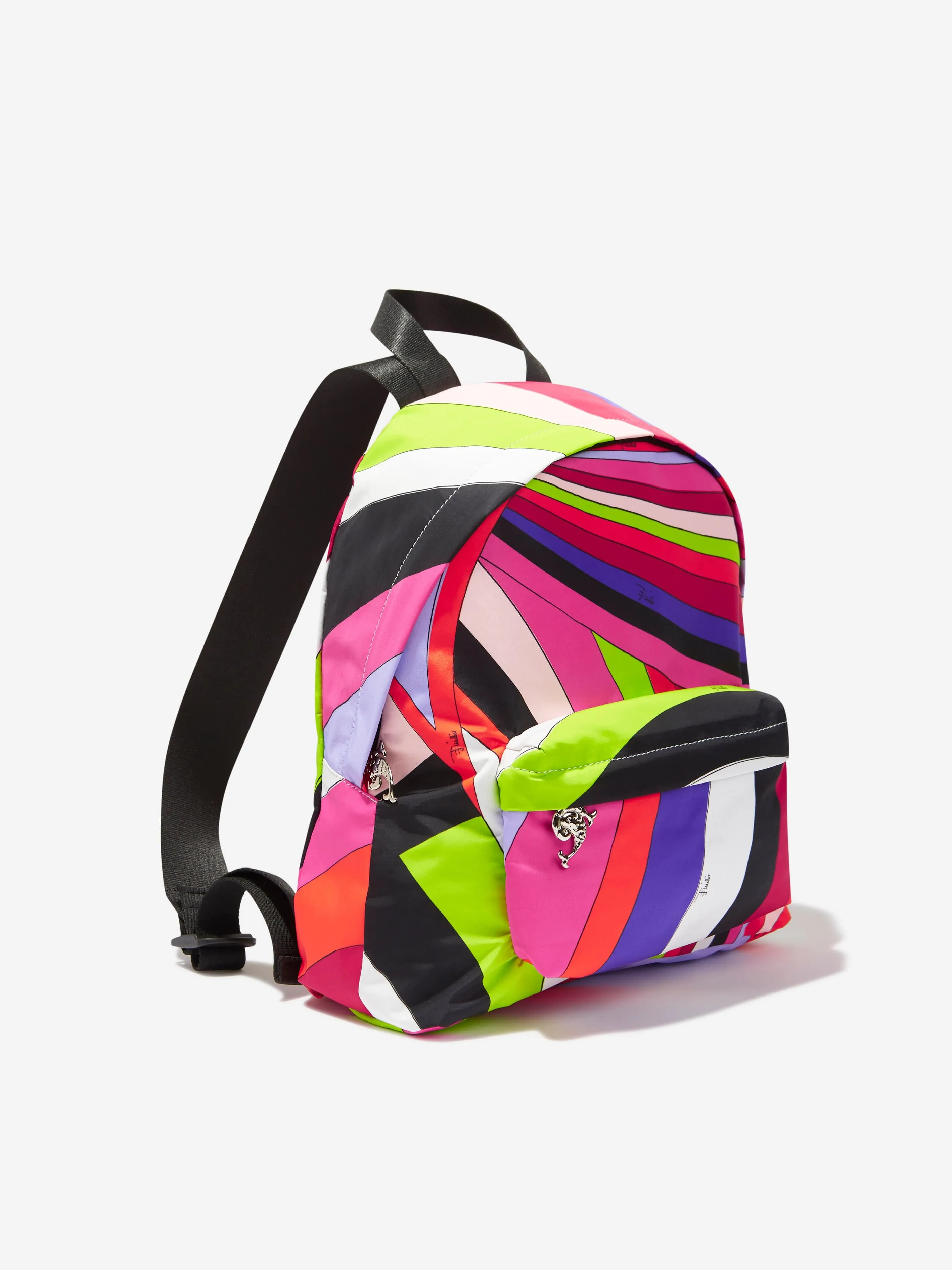 Pucci Girls Iride Print Backpack in Multicolour