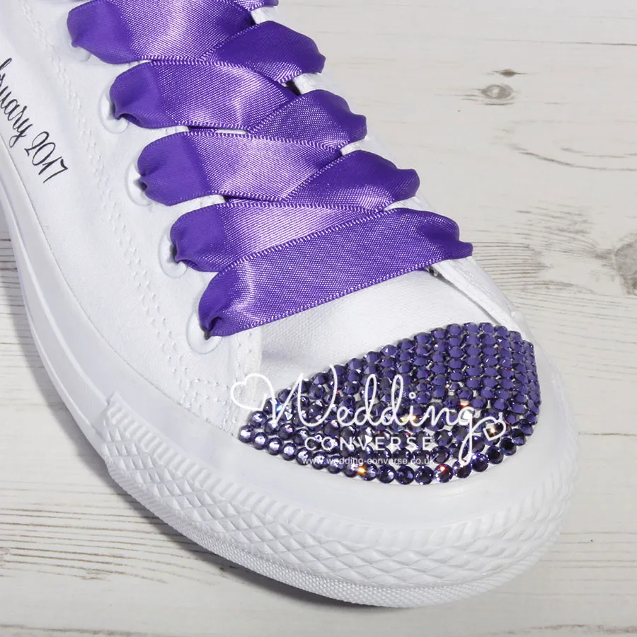 Purple Crystal Custom Converse