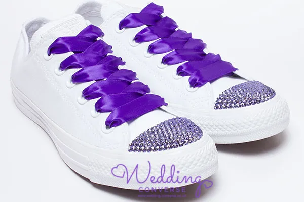 Purple Crystal Custom Converse