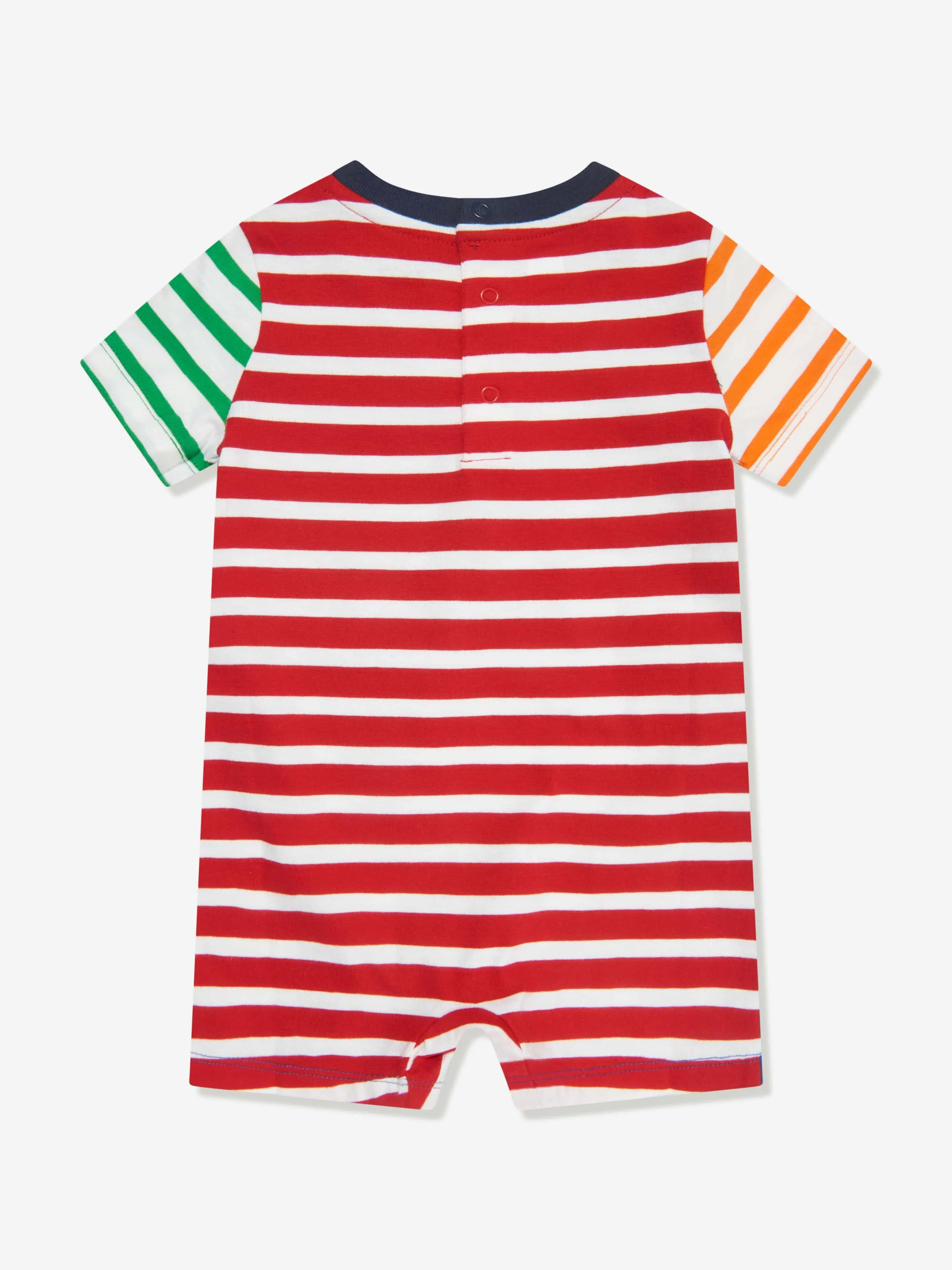 Ralph Lauren Baby Boys Striped Romper in Multicolour