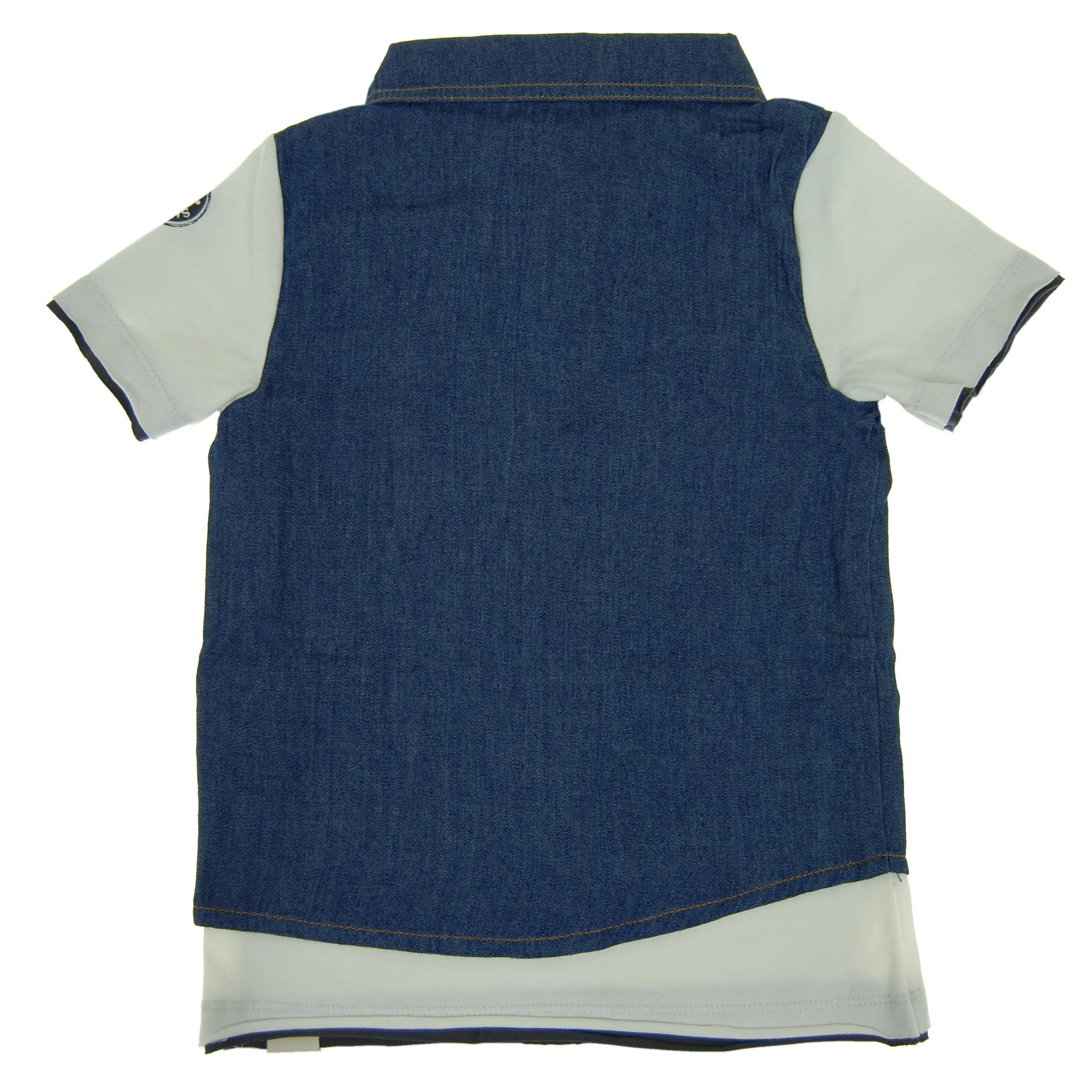 Real Denim Vest Baby T-Shirt by: Mini Shatsu