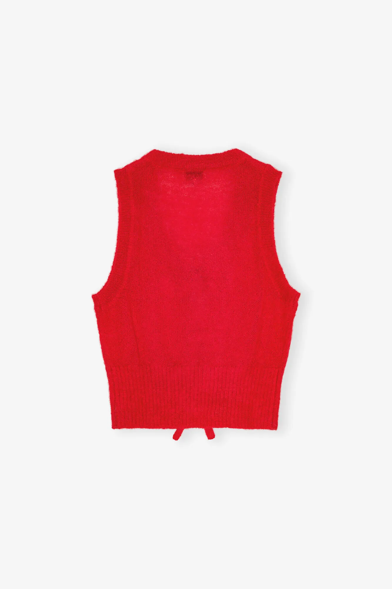 Red Tie String Vest