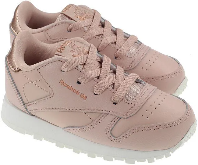 Reebok Trainers Infants Classic Leather Bare Beige Chalk