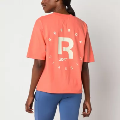 Reebok Womens Crew Neck Short Sleeve T-Shirt