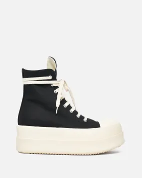 Rick Owens DRKSHDW Mega Bumper Sneakers in Black/Milk