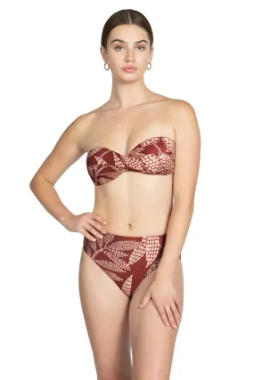 Romy Twist Bandeau Bikini Top