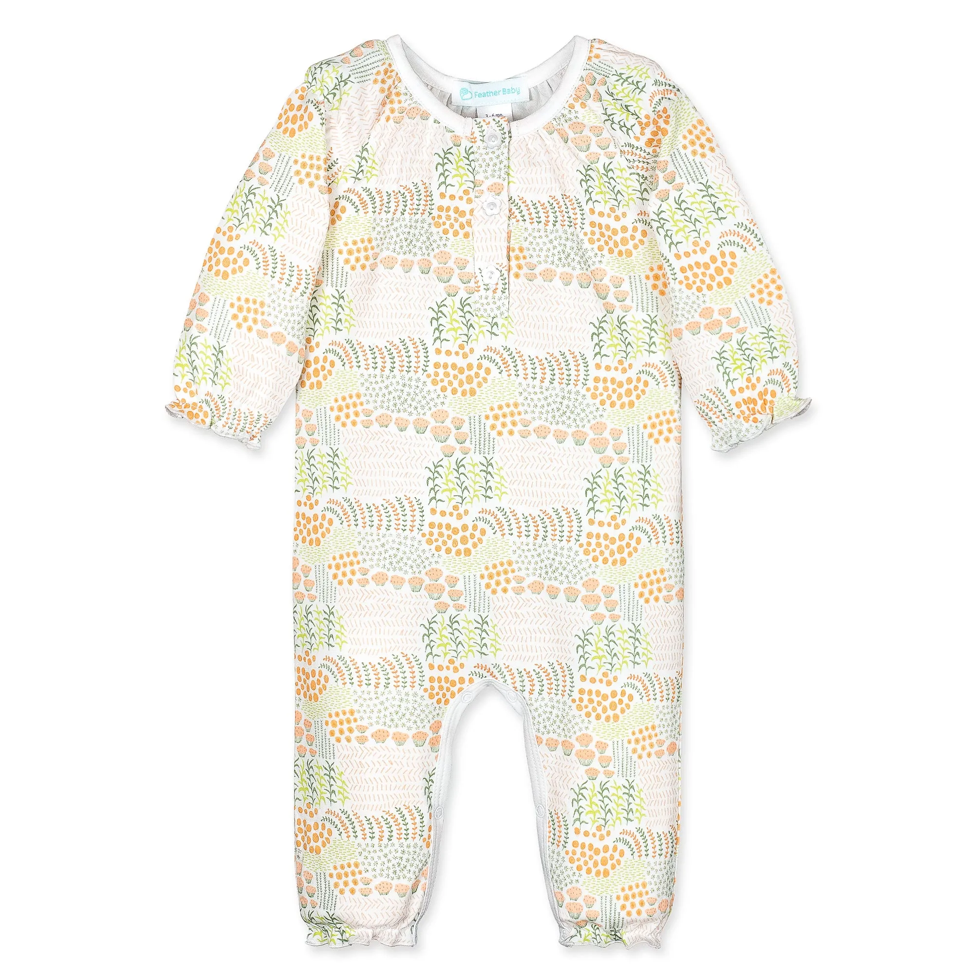 Ruched Romper - Katherine's Field 100% Pima Cotton