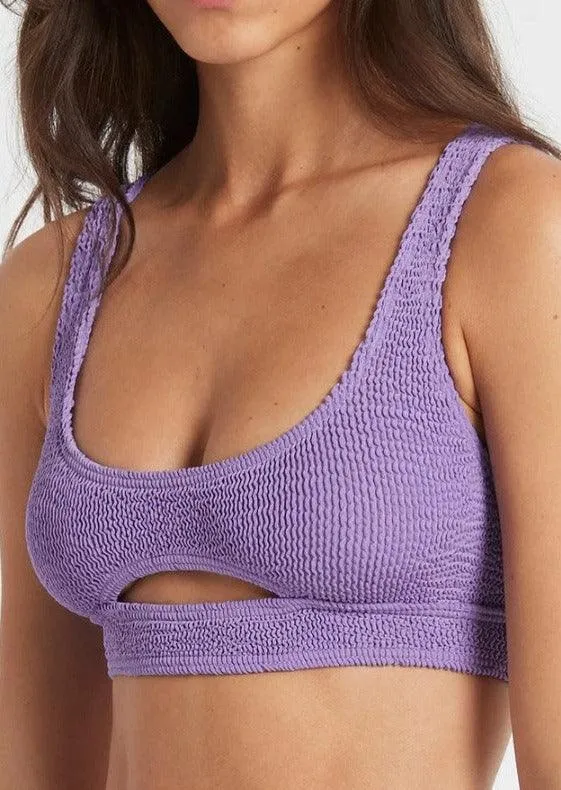 Sasha Bikini Top in Mauve Eco