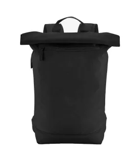 Simplicity roll top backpack one size black Bagbase