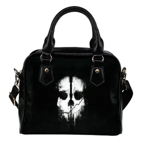 Skull Leather Shoulder Bag