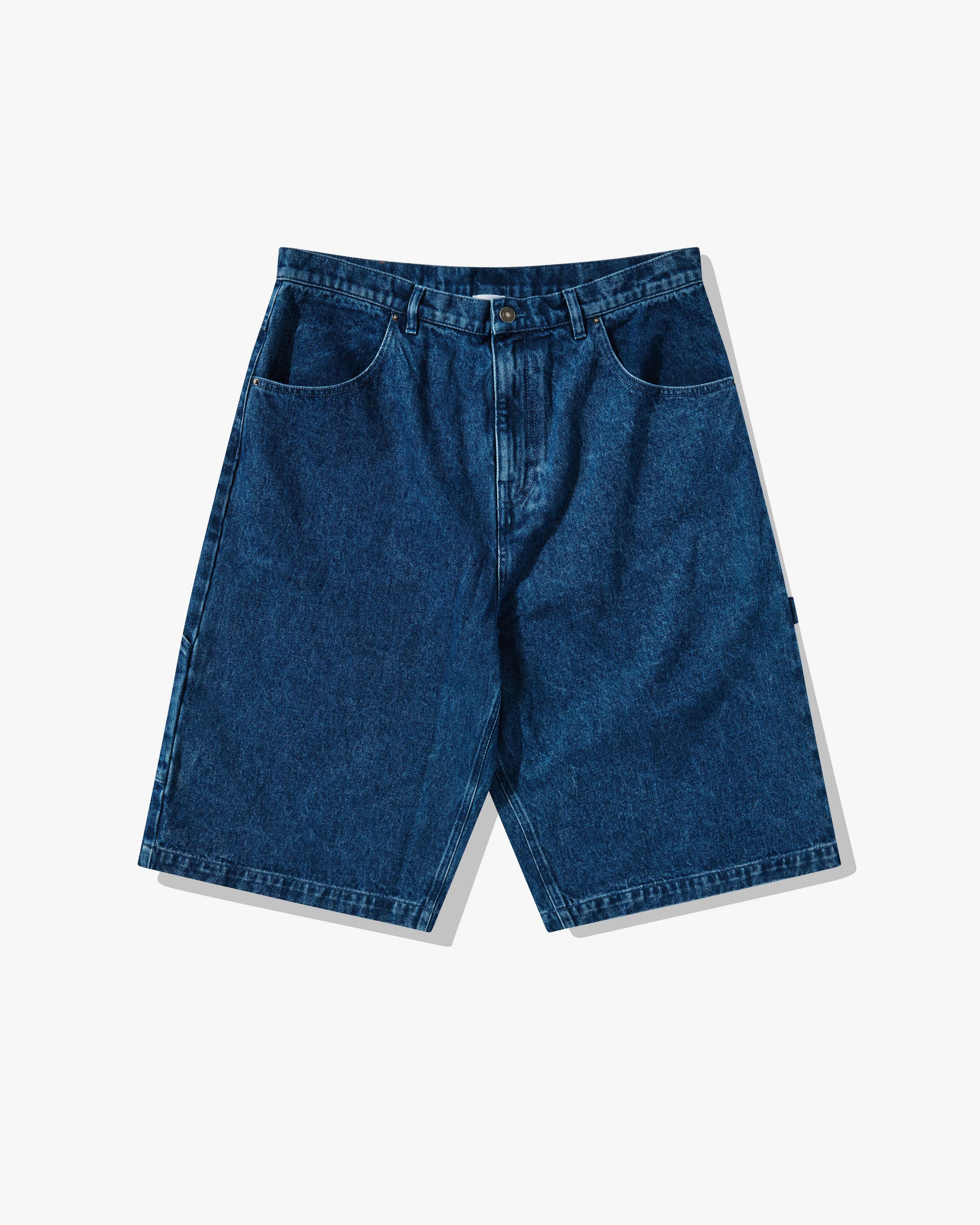 Sky High Farm Workwear Unisex Carpenter Denim Shorts  Blue