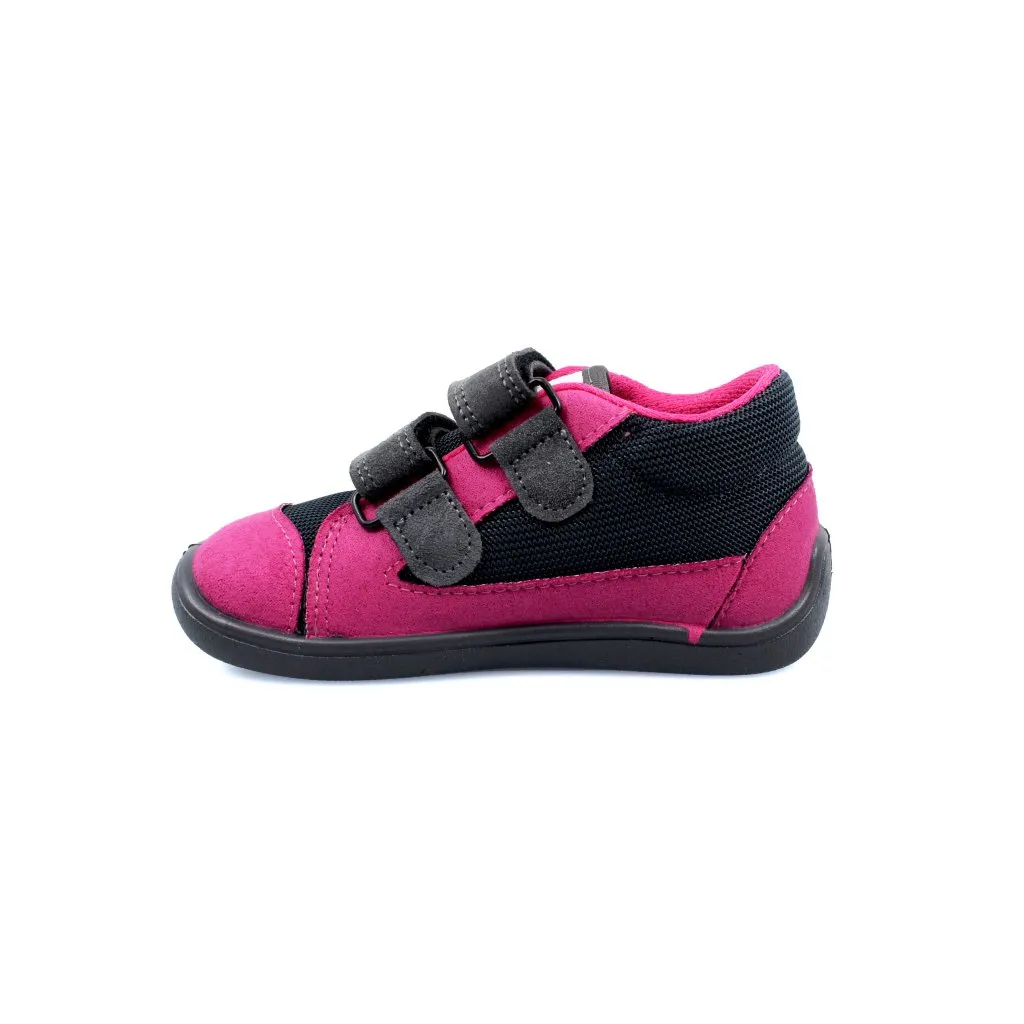 sneakers 3F 3BE pink ankle, 2 velcro