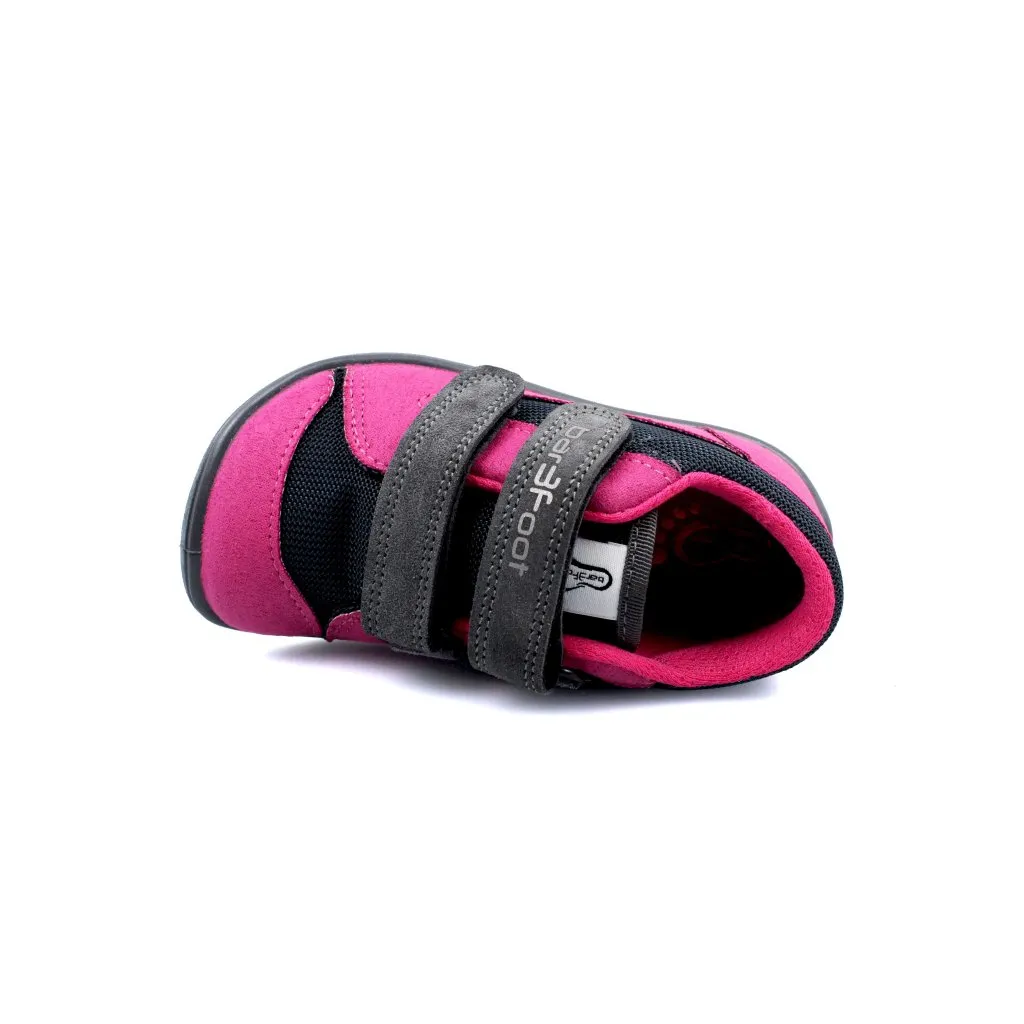 sneakers 3F 3BE pink ankle, 2 velcro