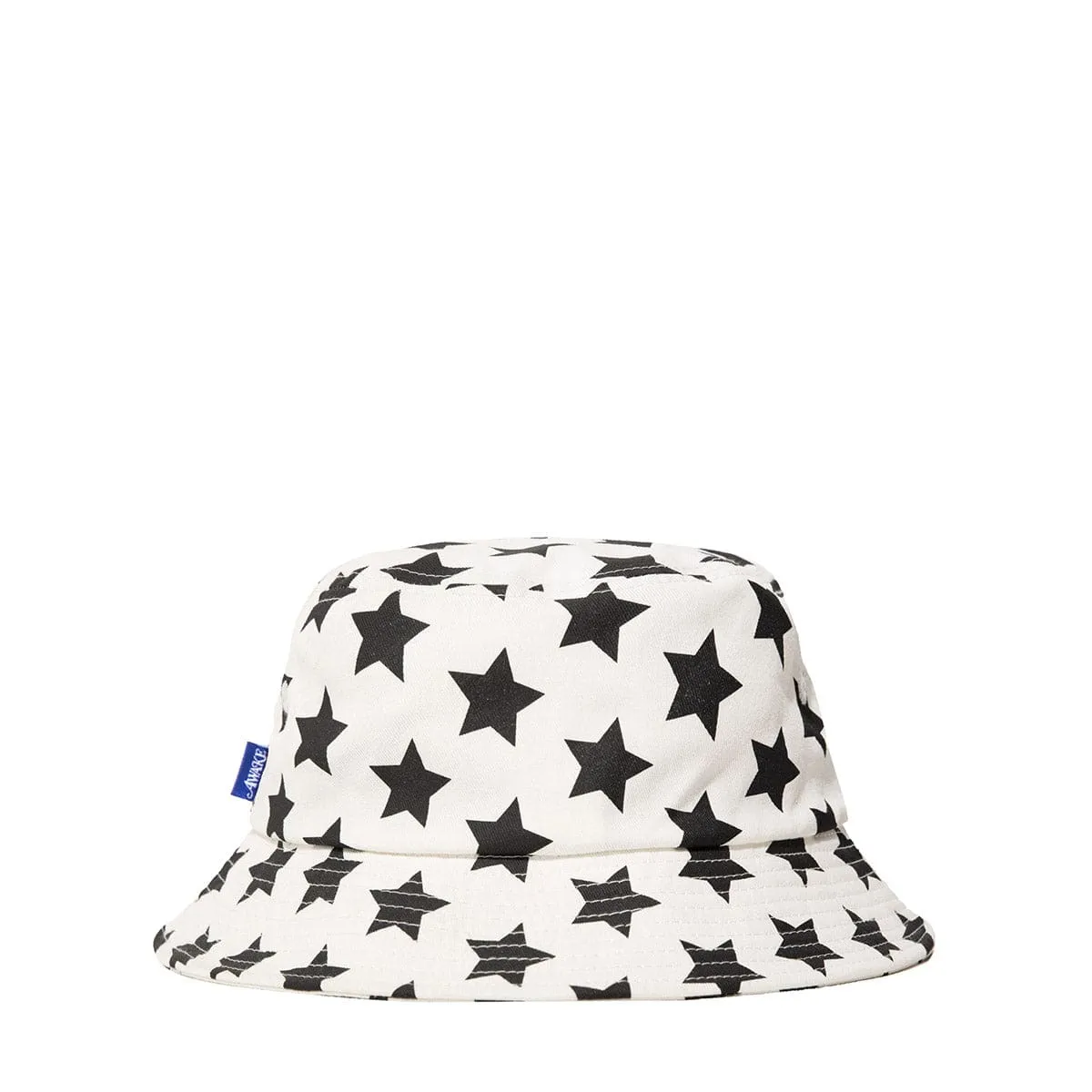 STAR PRINTED BUCKET HAT Ivory/Black | Bodega