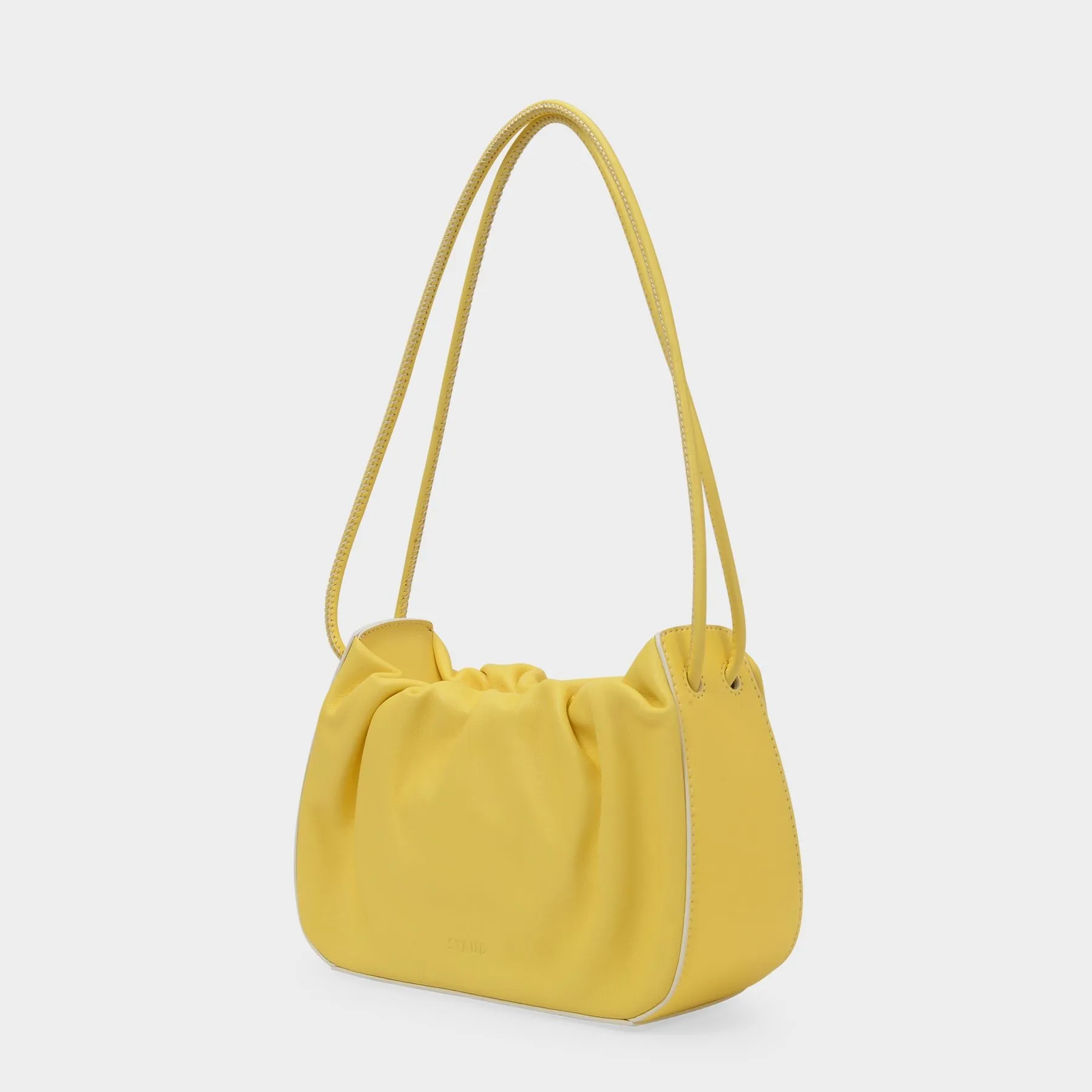 Staud  Kiki Bag in Yellow Leather