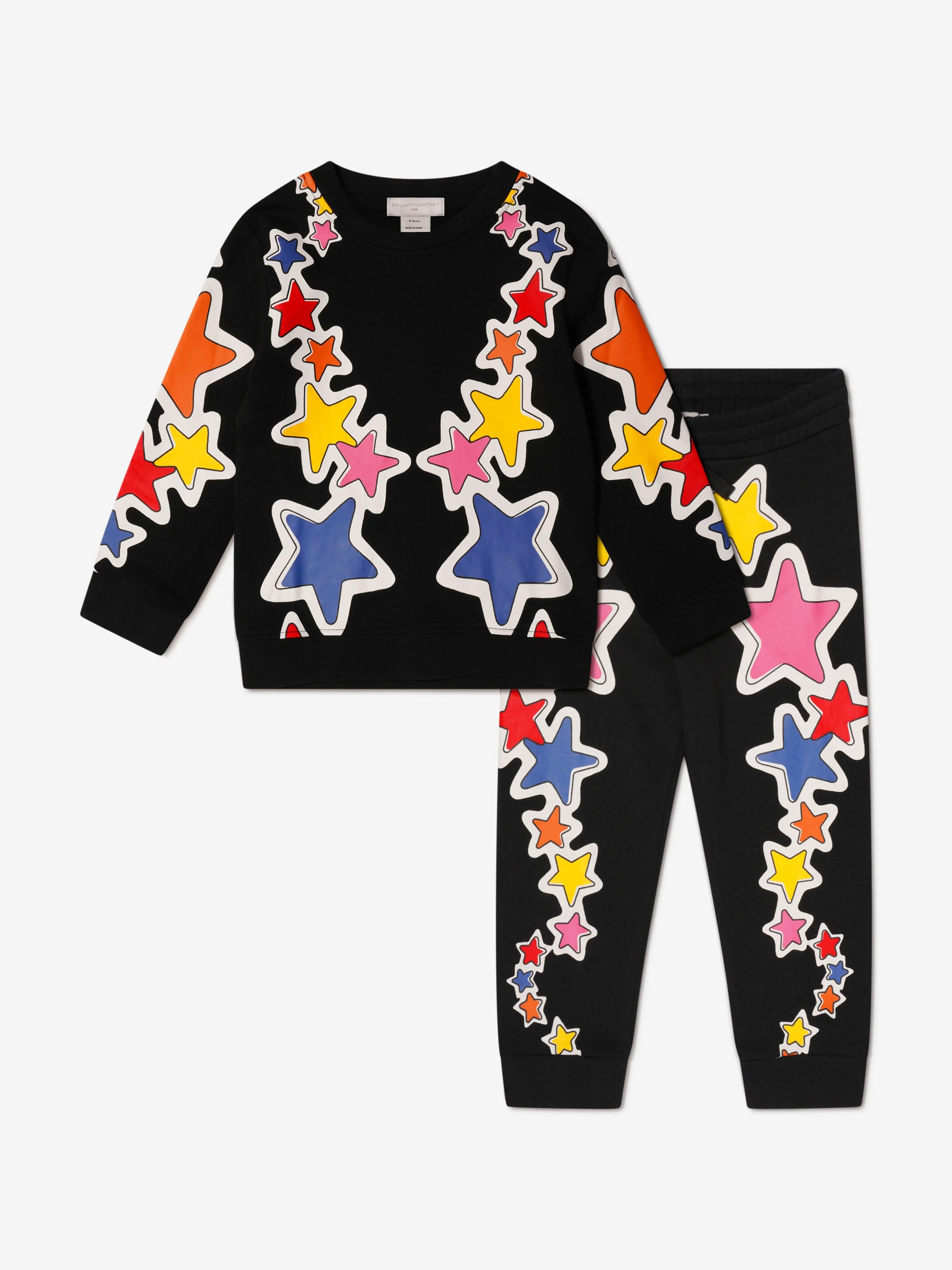 Stella McCartney Kids - Girls Star Print Tracksuit | Childsplay Clothing