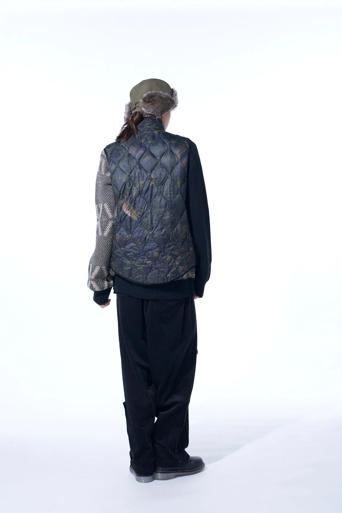 【S'YTE X TAION】DAHLIA CAMOUFLAGE QUILTED DOWN VEST