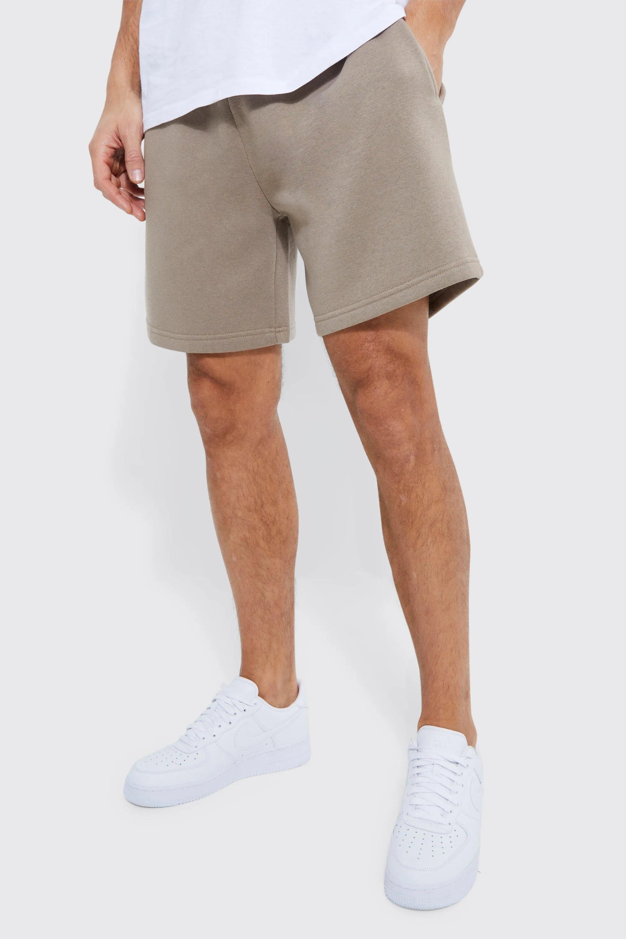 Tall Relaxed Short Length Jersey Short | boohooMAN UK