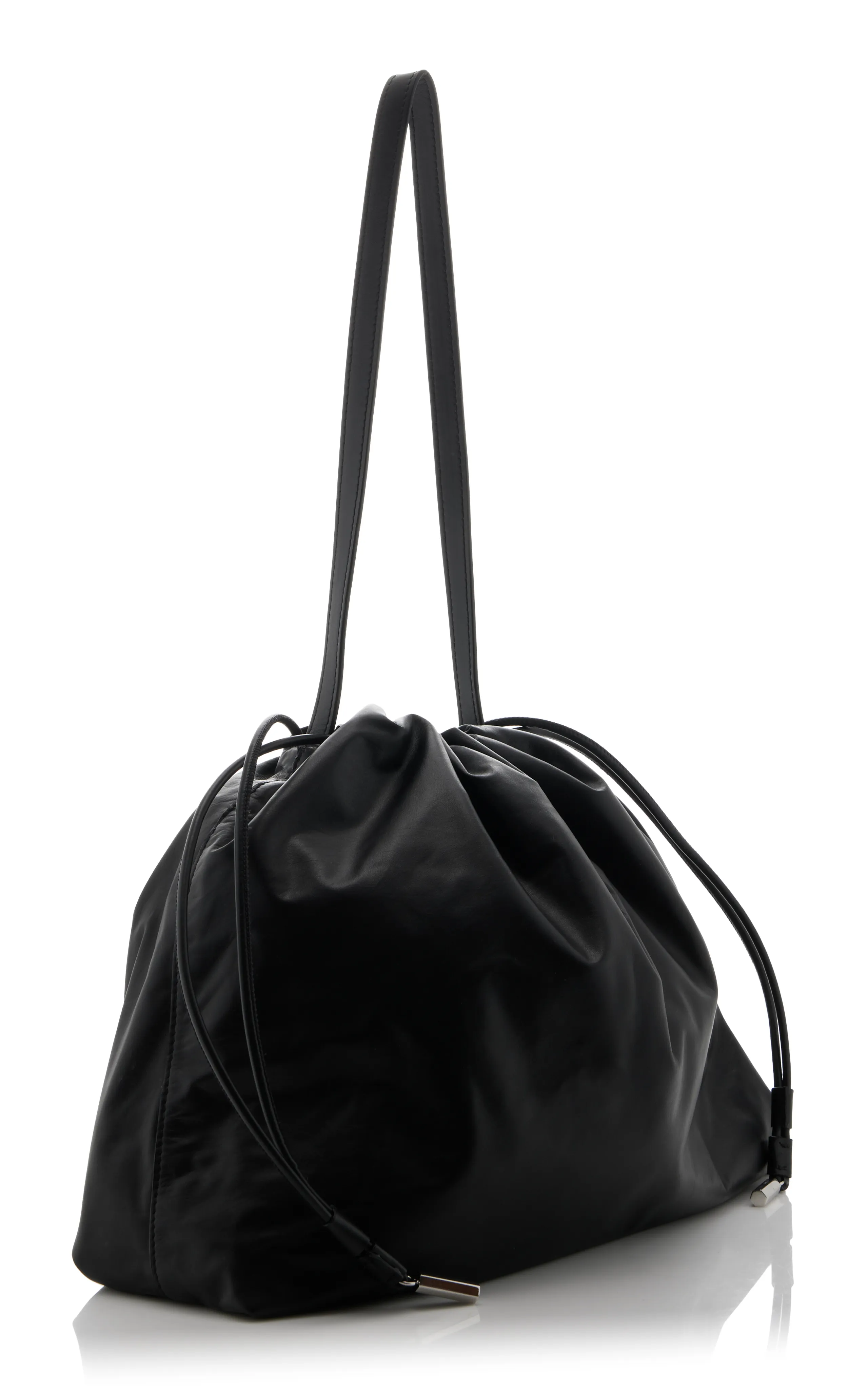 The Row Angy Leather Hobo Bag