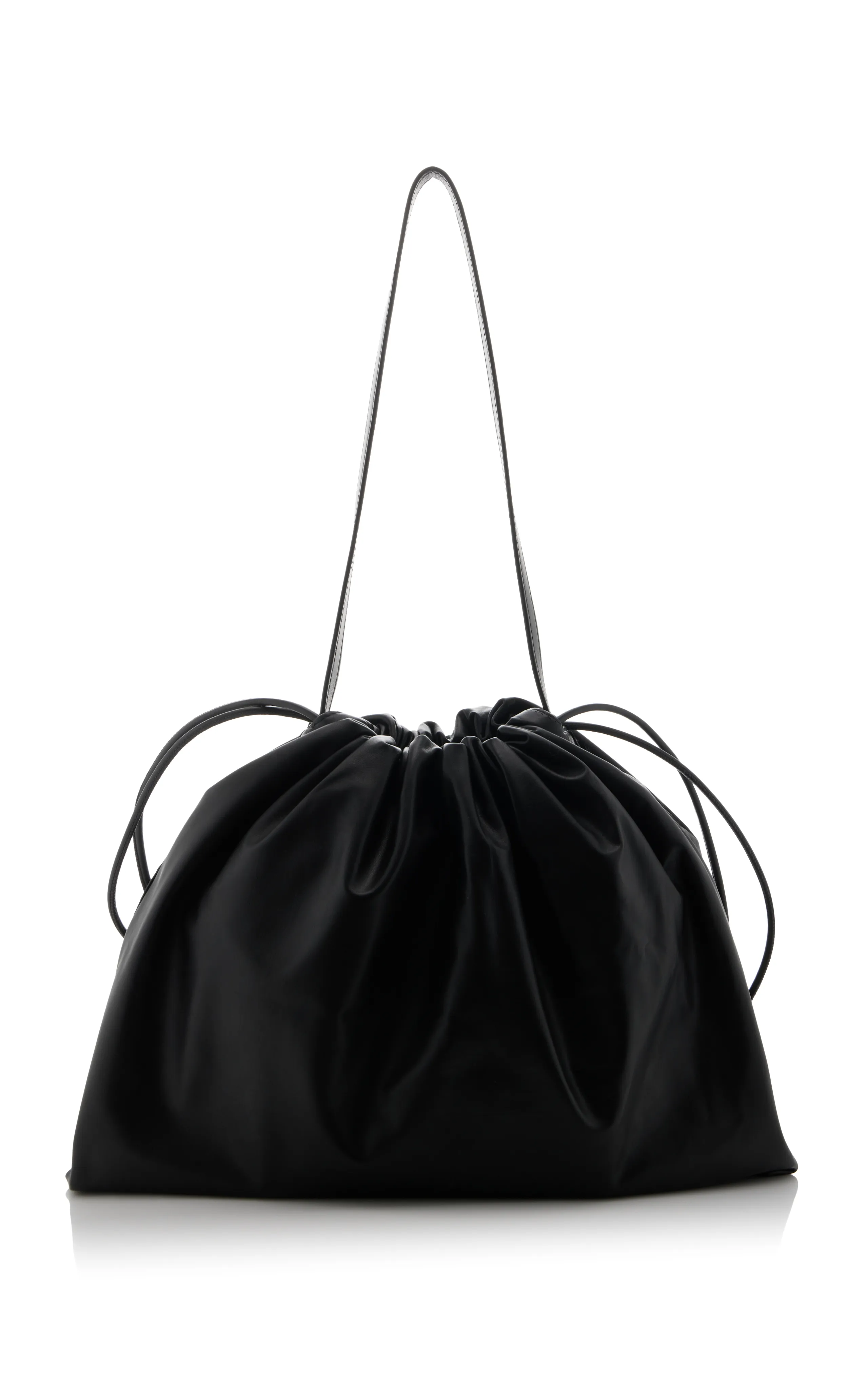 The Row Angy Leather Hobo Bag