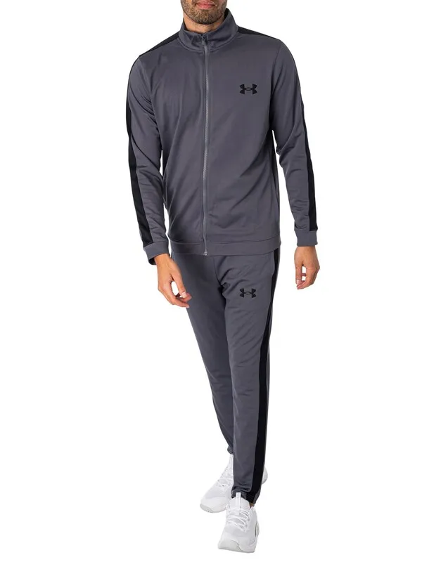 Under Armour Knit Tracksuit - Pitch Grey / Black