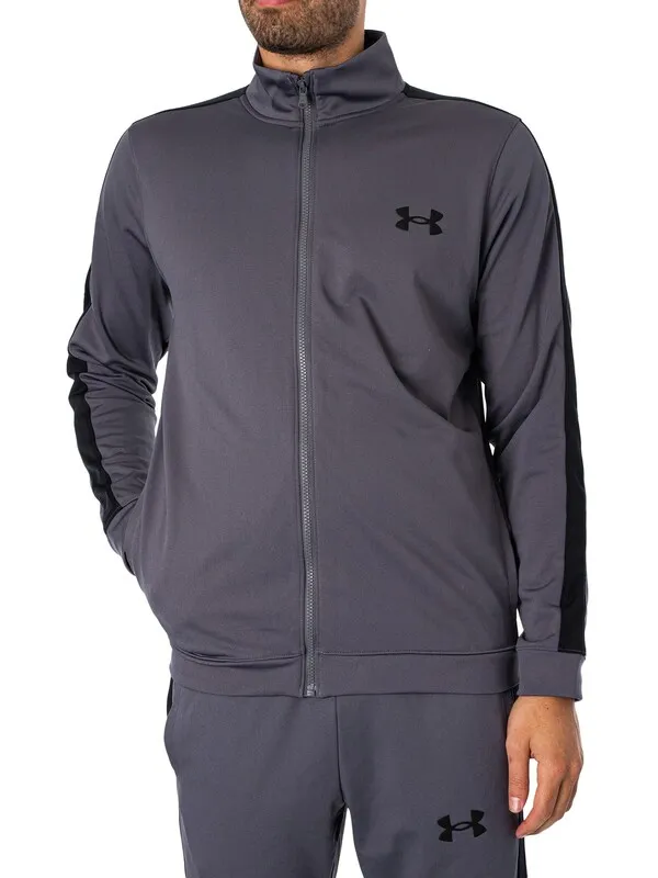 Under Armour Knit Tracksuit - Pitch Grey / Black