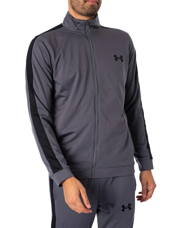 Under Armour Knit Tracksuit - Pitch Grey / Black