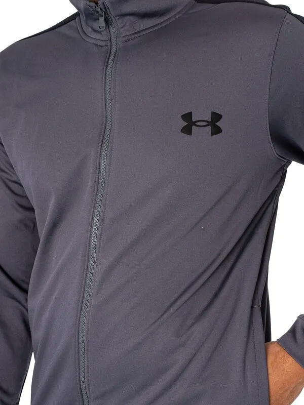 Under Armour Knit Tracksuit - Pitch Grey / Black