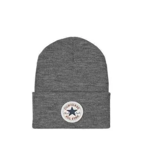 Unisex adult chuck embroidered patch beanie grey heather Converse