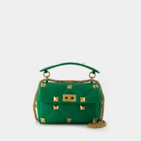 Valentino Garavani  Medium Shoulder Bag | Roman Stud The Shoulder Bag | Nappa Dolce/Antique Brass Macr