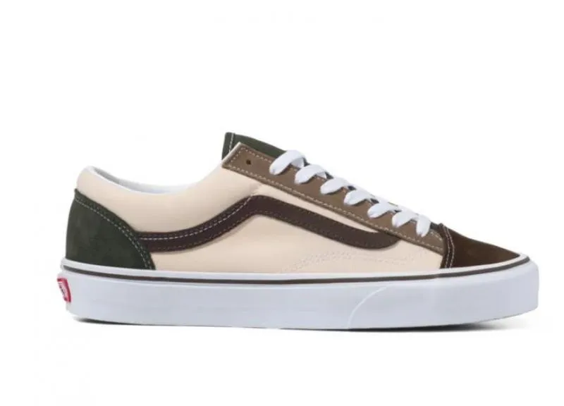 VANS - Men - Style 36 - Cream/Green Multi