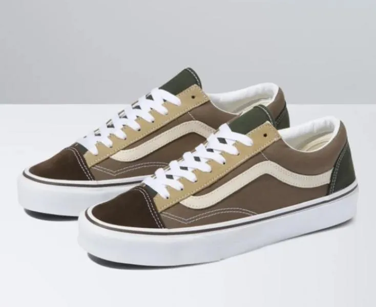 VANS - Men - Style 36 - Cream/Green Multi