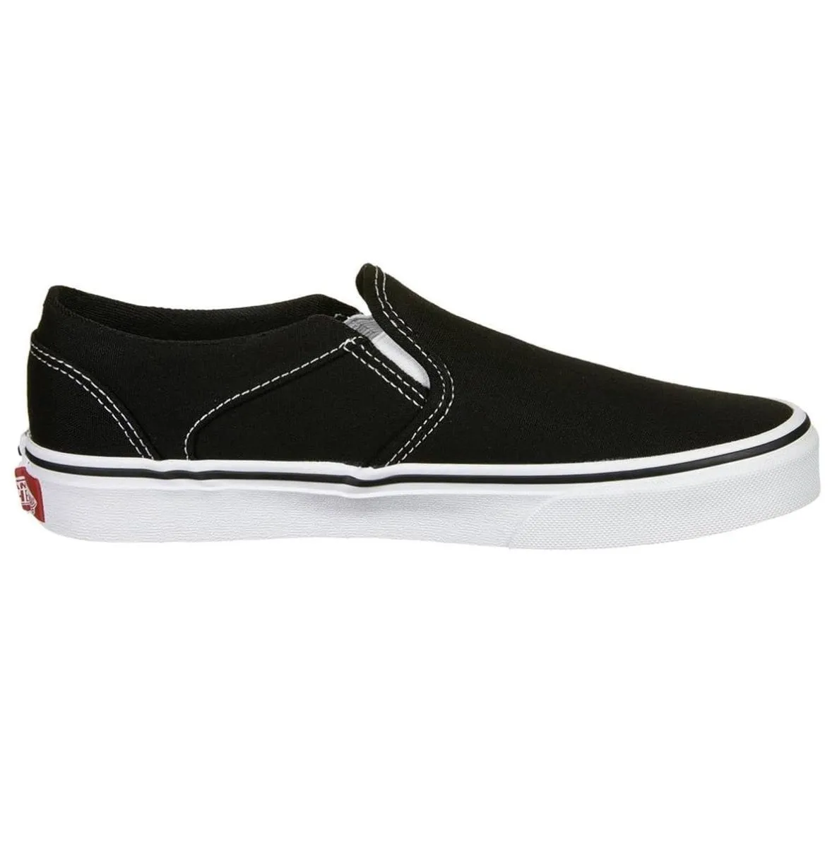 VANS Womens Asher Trainers Black/Whi