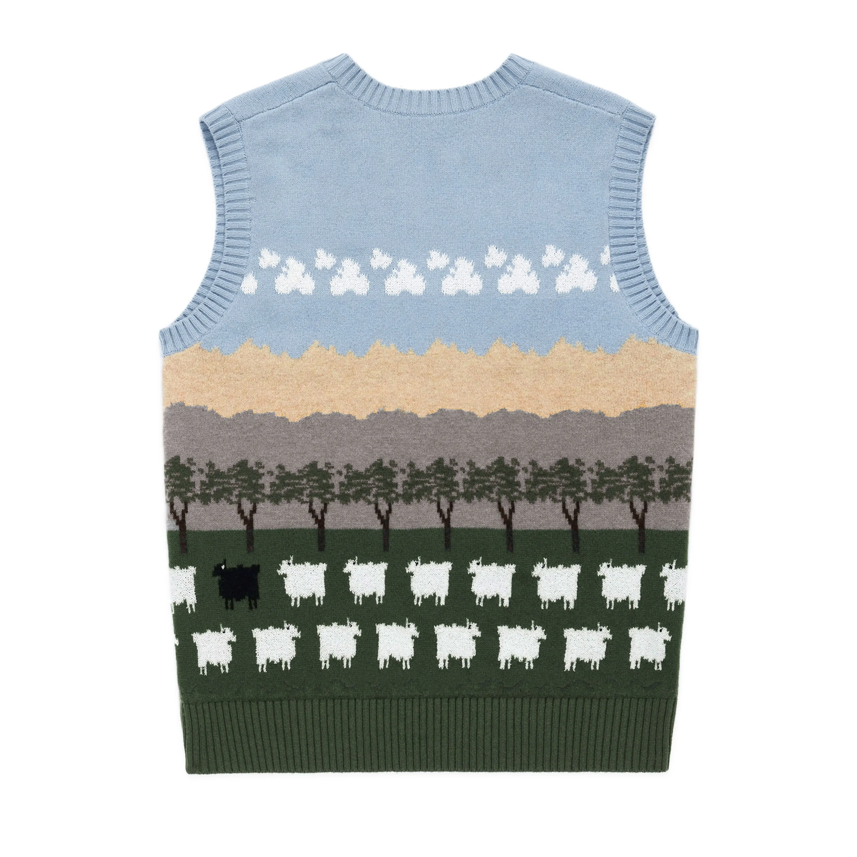 Warm & Wonderful Scenic Sheep Vest