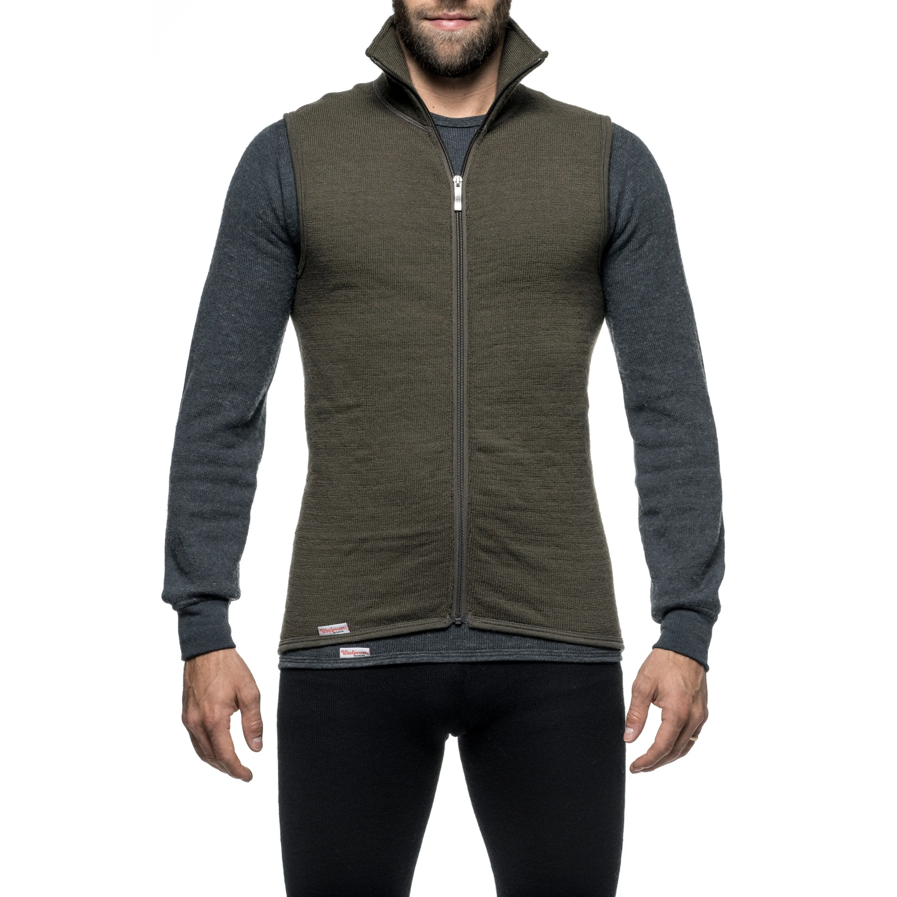 Woolpower Vest 400 Pine Green | Buy Woolpower Vest 400 Pine Green here | Outnorth