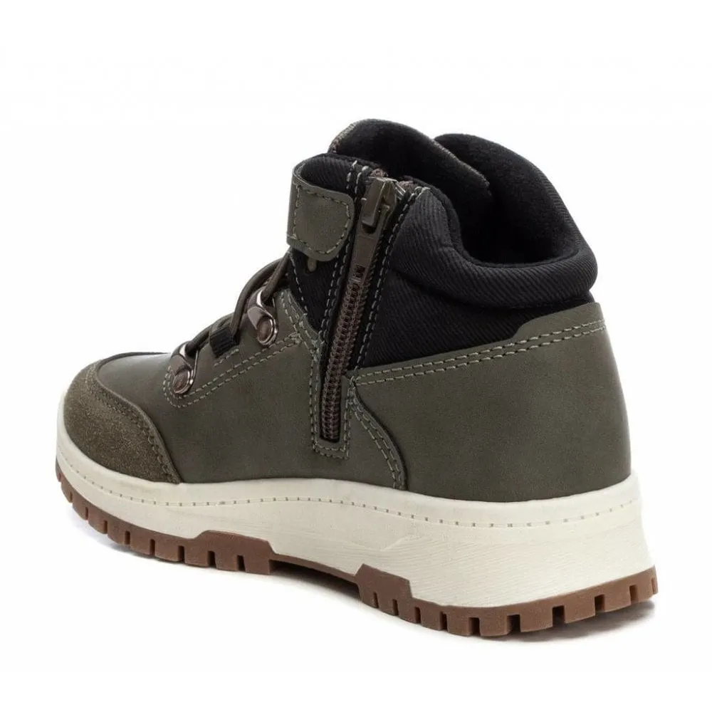 Xti Kids Khaki Velcro Walking Boot