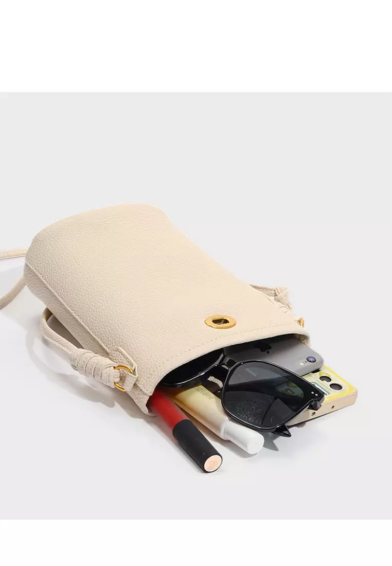 ZITIQUE Simple leather mobile phone bag